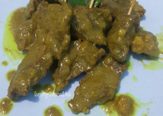 Cara Memasak Sate komoh bumbu kuning  #FestivalResepAsia#[Indonesia]#[Daging kambing]# Ekonomis Untuk Dijual