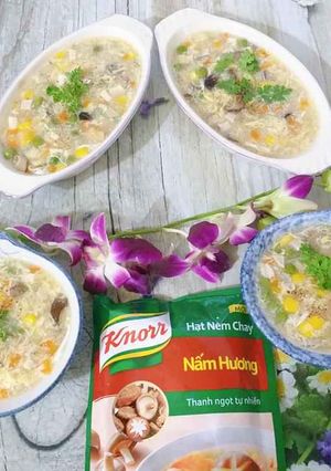Hình của món Súp chay thập cẩm.