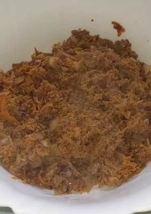A picture of Samosa filling.