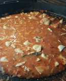 Ravioles con pollo al disco