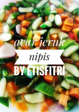 Foto resep Acar timun asam jeruk nipis