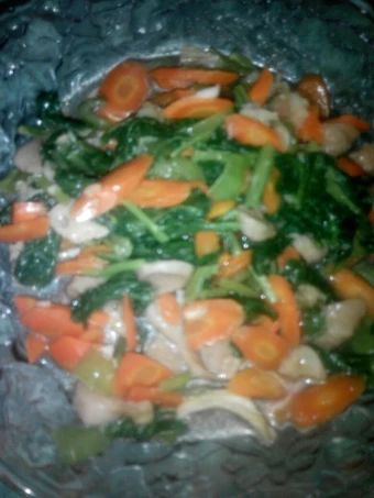 Langkah Mudah untuk Membuat Resep Tumis wortel sawi daging yang Lezat