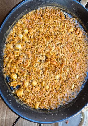 Una foto de Arroz a la banda