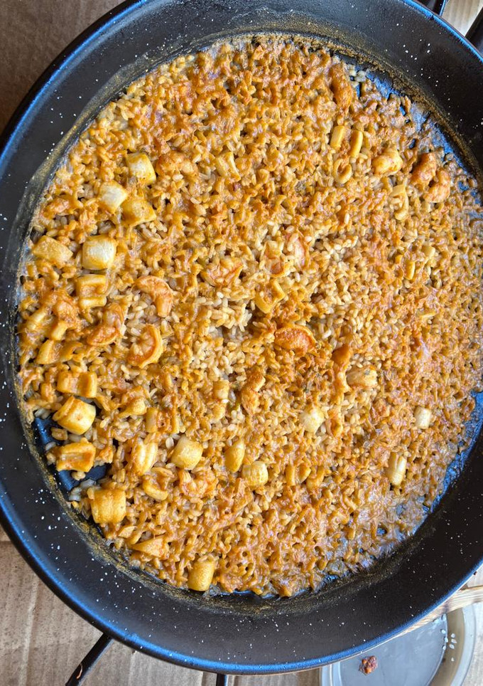 Una foto de Arroz a la banda