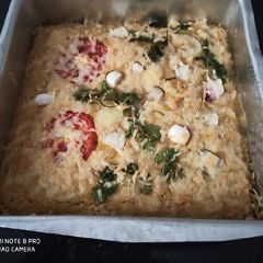 A picture of Besan cake / Savoury cake.