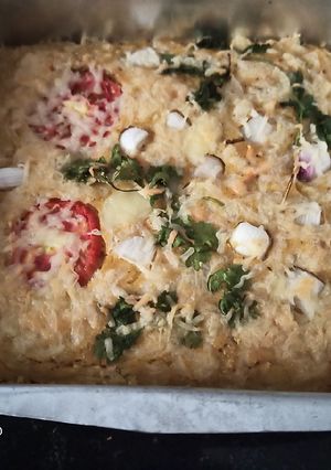 A picture of Besan cake / Savoury cake.