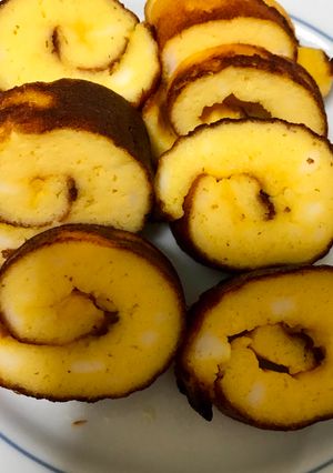 A picture of Datemaki roll (Sweet rolled omlet).