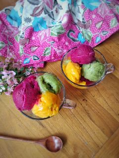 Foto resep Smile Rainbow Sorbet