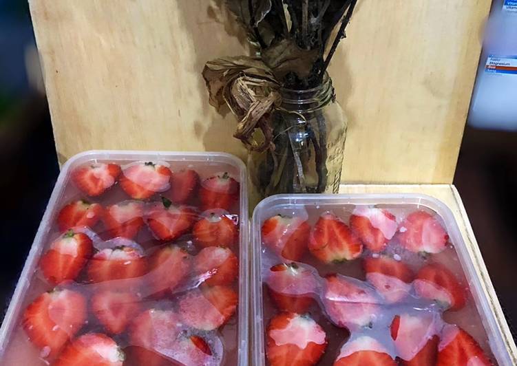 Bumbu Puding Susu Strawberry | Cara Buat Puding Susu Strawberry Yang Bisa Manjain Lidah