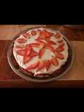 كيك بالكريمة والفراولة 😋🍓🎂