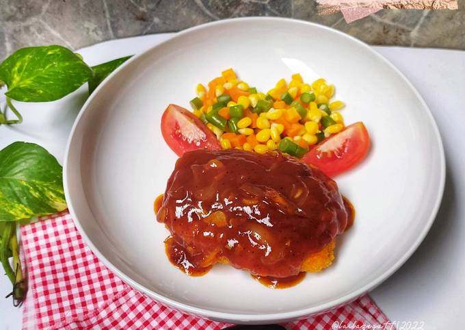 Cara membuat Steak Tahu Oatmeal Saus Lada Hitam Cara membuat Steak Tahu Oatmeal Saus Lada Hitam