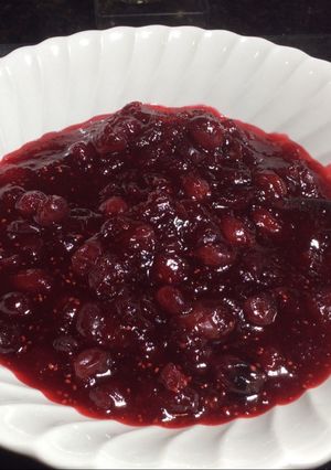 Una foto de Salsa de Arándanos Rojos