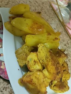 صورة لوصفة صينية صدر دجاج مع بطاطا