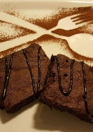 A picture of Fudge brownies.