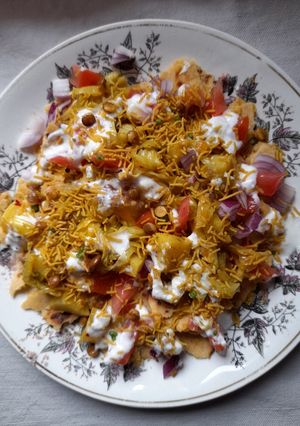 A picture of #LKM Missa chat with leftover curry.