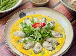 Hình của món Hàu Chiên Trứng.