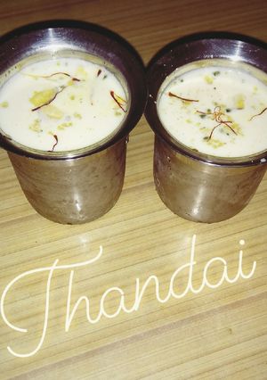 A picture of Thandai.