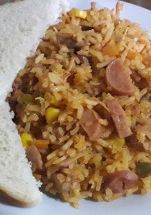 Una foto de Arroz a la valenciana