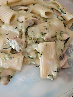 Una foto de Rigatoni vegetariano