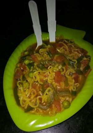 A picture of Vegetables aata noodle.