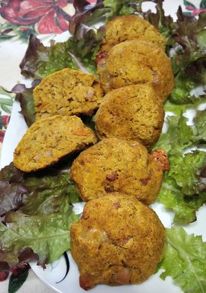 Foto di Polpette di riciclo con scarti di carote da estrattore