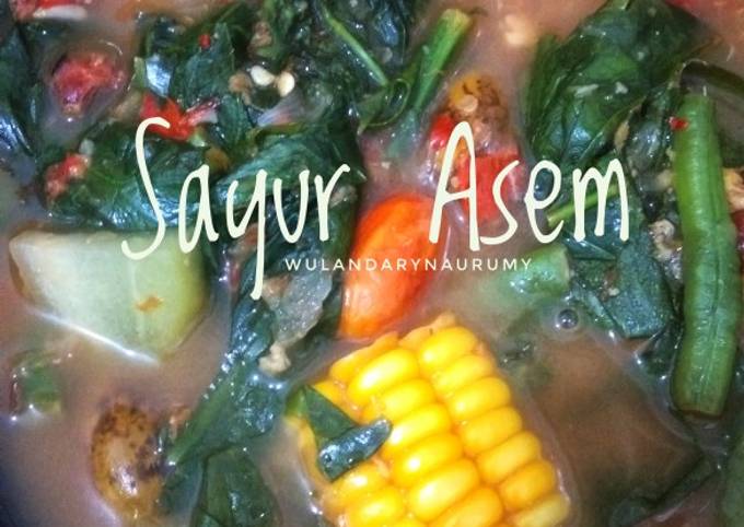 Sayur Asem bumbu uleg