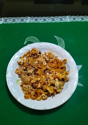 Una foto de Papas a la ranchera