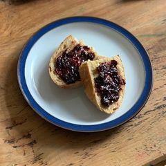 A picture of Grape and Blueberry Jam.