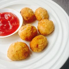 Baked Chicken Nuggets A picture of Baked Chicken Nuggets.