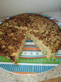 Una foto de Tortilla de arroz y atún