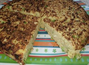 Una foto de Tortilla de arroz y atún