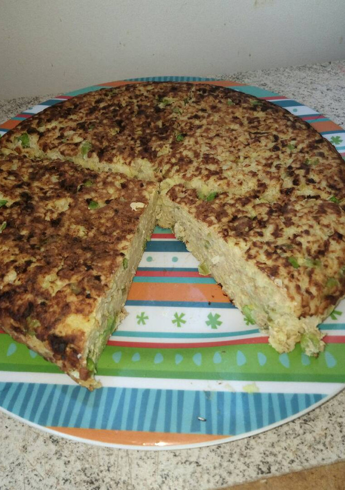 Una foto de Tortilla de arroz y atún