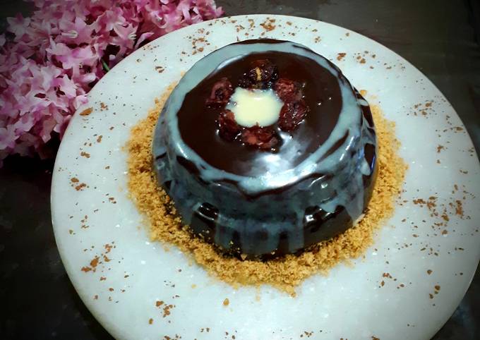 Recipe of Ultimate Chocolate Cake eggless