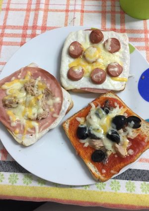 Una foto de Mini pizzas