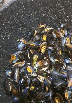 Une photo de Moules roquefort