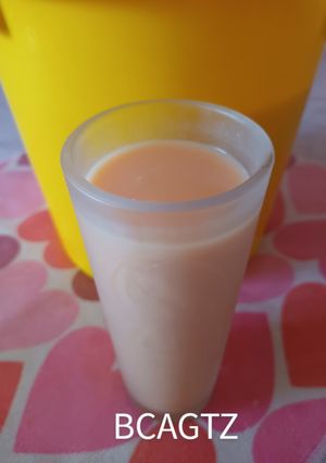 Una foto de Agua de mamey