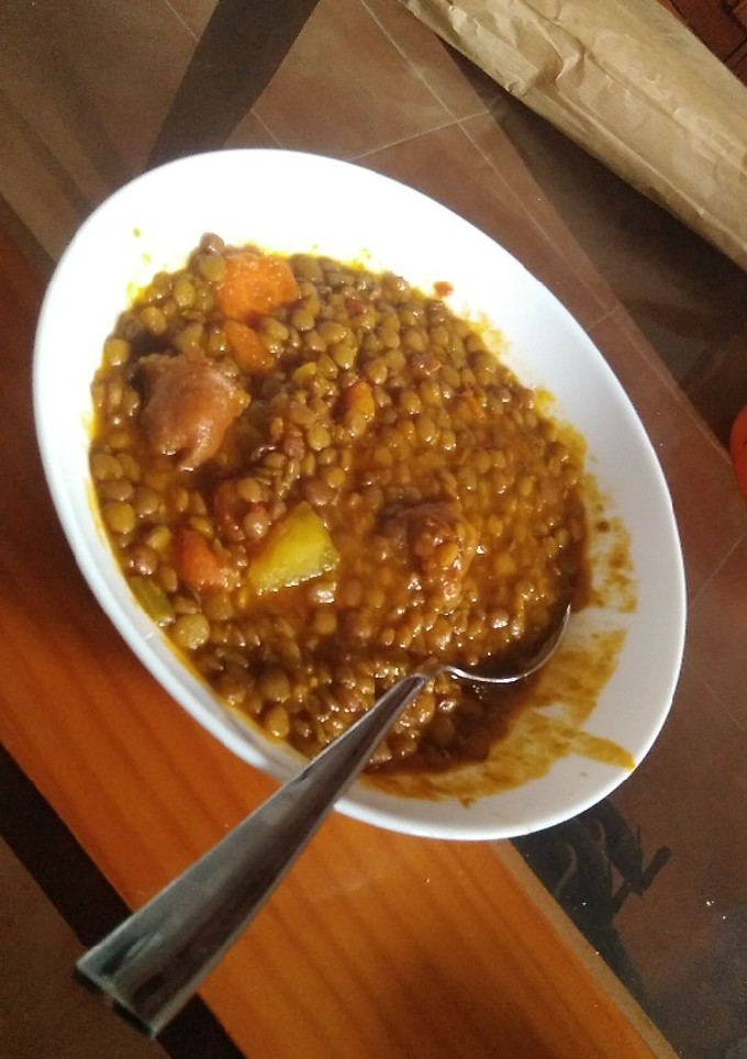Una foto de Lentejas con chorizo