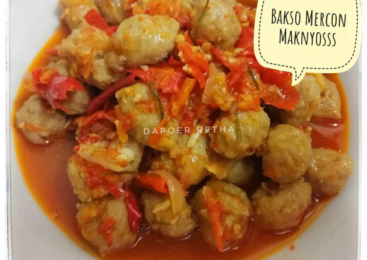 How to Cook Yummy Bakso Mercon Maknyusss