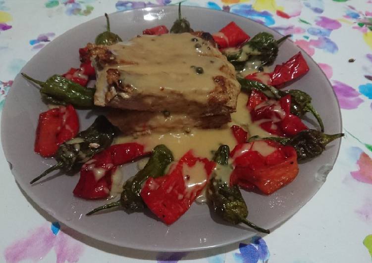 Secreto iberico con pimientos