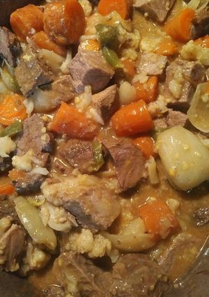 A picture of Stew beef.