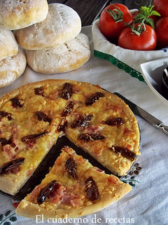 Una foto de Pizza Bianca