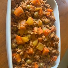 A picture of Pork Giniling.