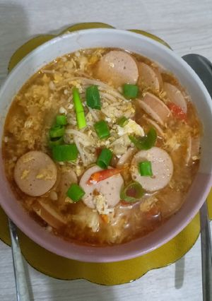 Foto resep Sup jamur enoki