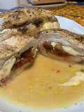 Filets de poulet farcis tomate et gouda