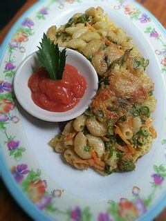 Foto resep Omlete Sayur Dengan Makaroni