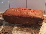 Budín de peras y nueces