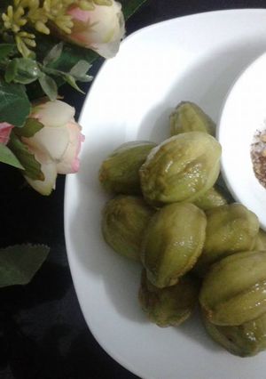 Hình của món Cóc xanh dầm teo.