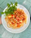 Mì Ý mới lạ với thanh cua