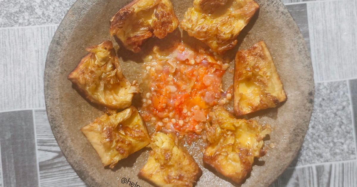 Kulit Cempedak Goreng Sambal Mentah