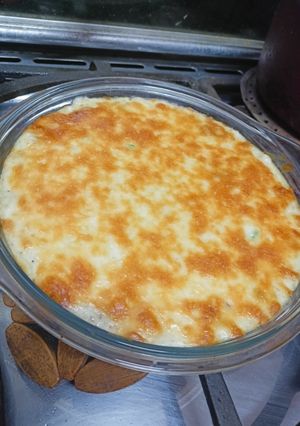 A picture of Shrimp Casserole with Cream 🔥🦐🦐.